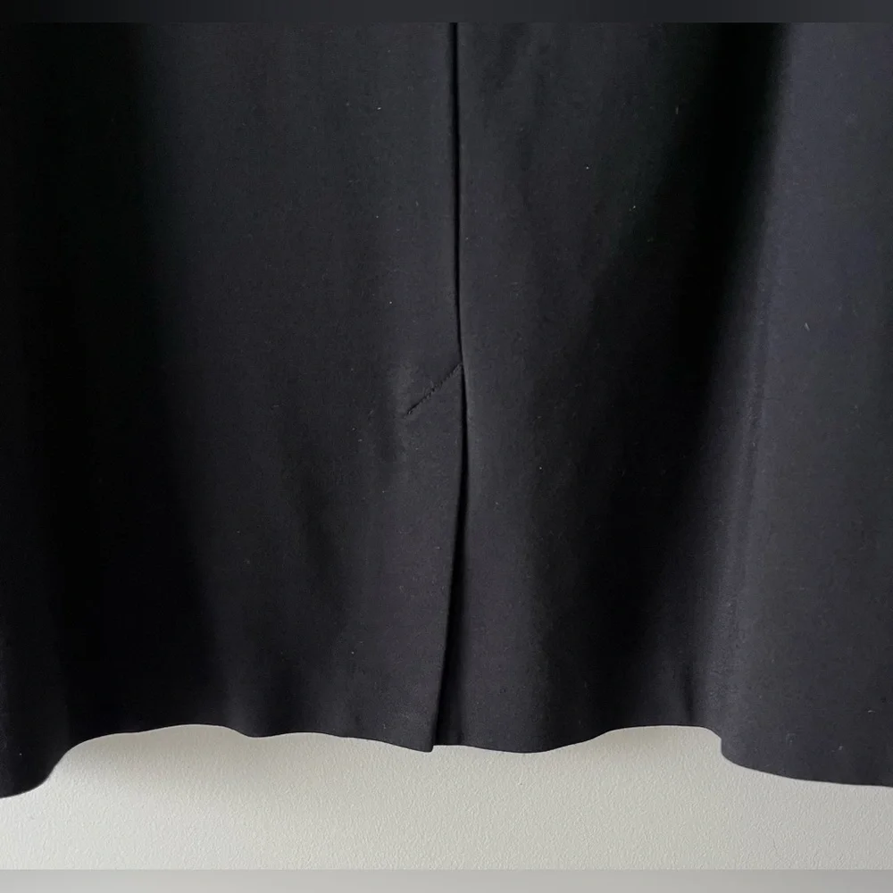 Conrad C Black A-Line Skirt with Stretch Size 18 Noir Essential Business Casual - Picture 5 of 11